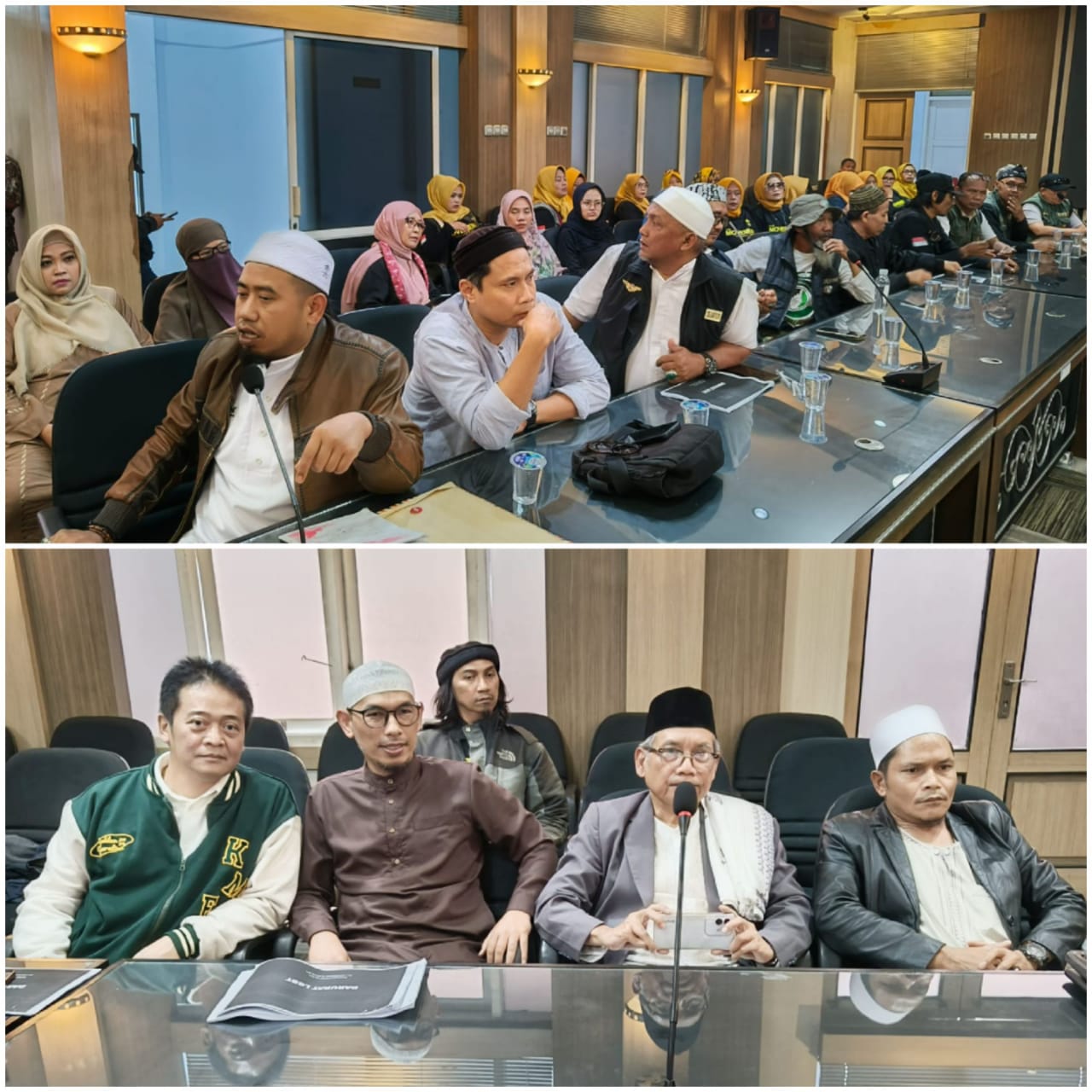 Massa FMPK di Pendopo Kuningan menunggu audiensi dengan Bupati (Dok. Net)