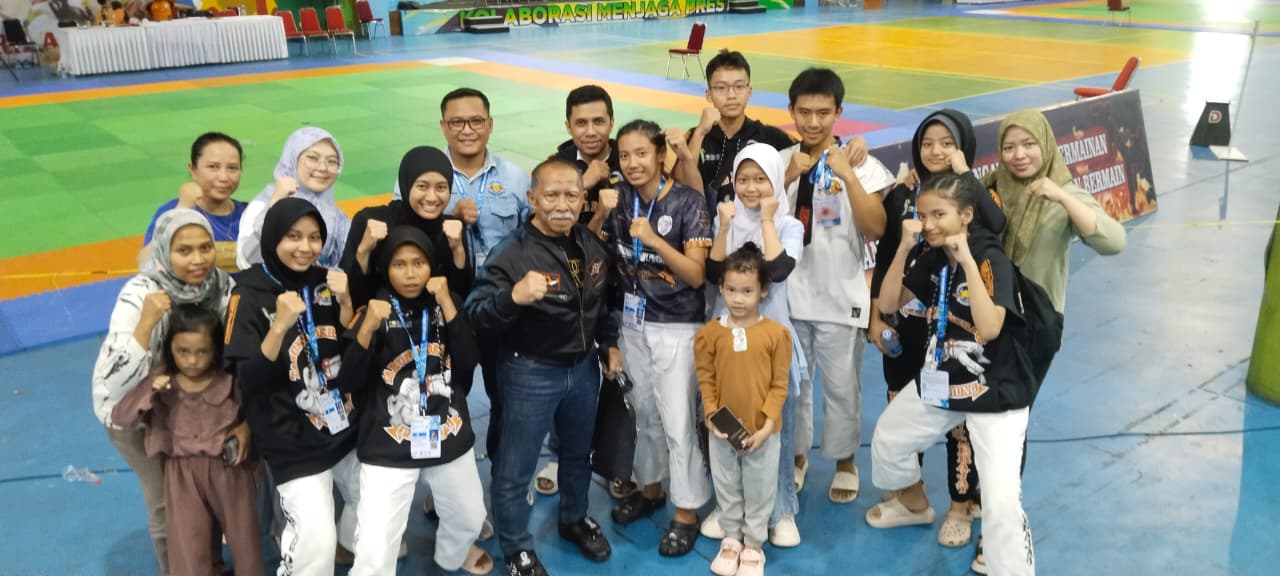 Tim Popda Jabar Tarung Derajat Kabupaten Kuningan. (Foto: Dok.Ist)