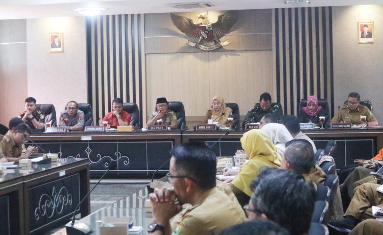 Rapat Koordinasi Satuan Tugas (Satgas) Percepatan Penyelenggaraan Makan Bergizi Gratis (MBG). (Foto: Dok. IKP)