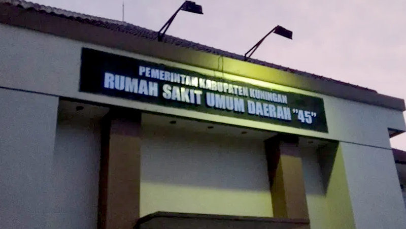 Rumah Sakit Umum Daerah (RSUD) 45 Kuningan. (Foto: Dok. Net)