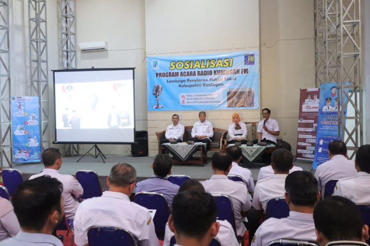 Sosialisasi program siaran LPPL Kuningan. (Dok. Diskominfo)