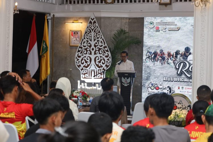 Acara Ramah Tamah Tour de Linggarjati ke-8 di Pendopo Kabupaten Kuningan. (Foto: Dok. Prokompim)