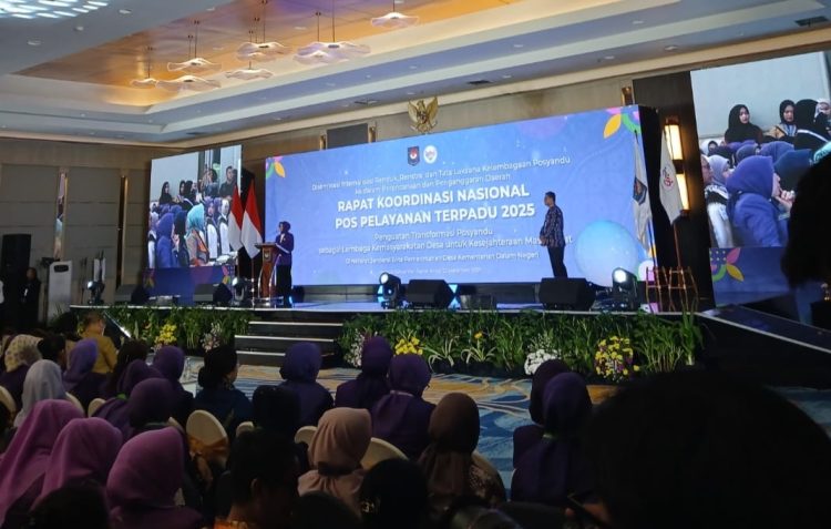 Rapat Koordinasi Nasional (Rakornas) bertajuk “Penguatan Peran Posyandu dalam Mendukung Indonesia Emas 2045”. (Foto: Dok. IKP)