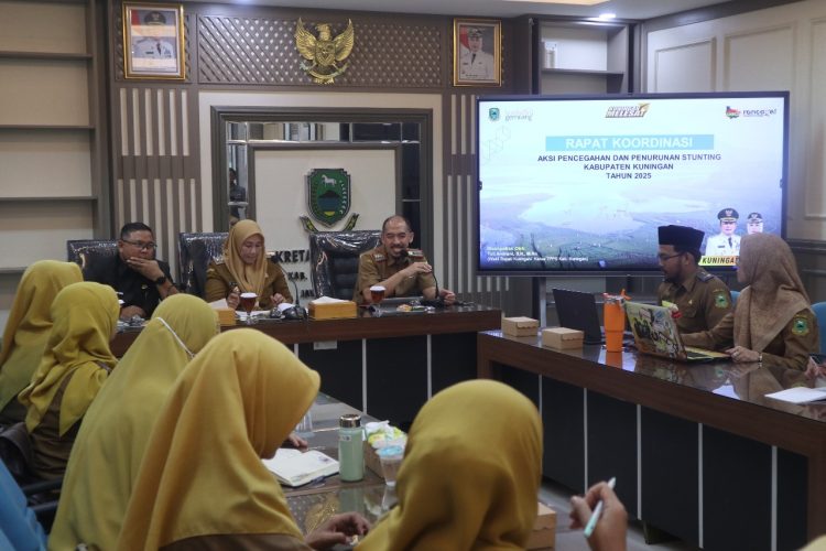 Rakor Tim Percepatan Penurunan Stunting (TPPS) tahun 2025. (Foto: dok.humas)