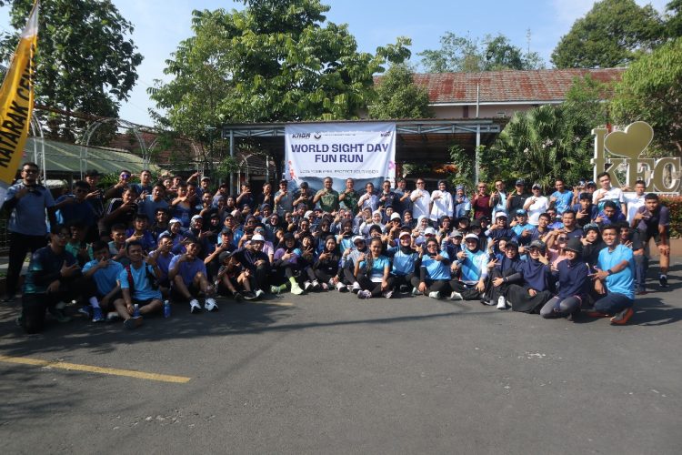 World Sight Day Fun Run 2025. (Foto: dok. humas)