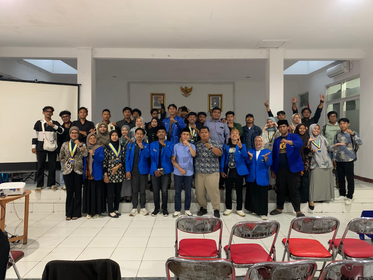 Debat Calon Ketua PMII Kabupaten Kuningan. (Foto: dok. ist/k1)