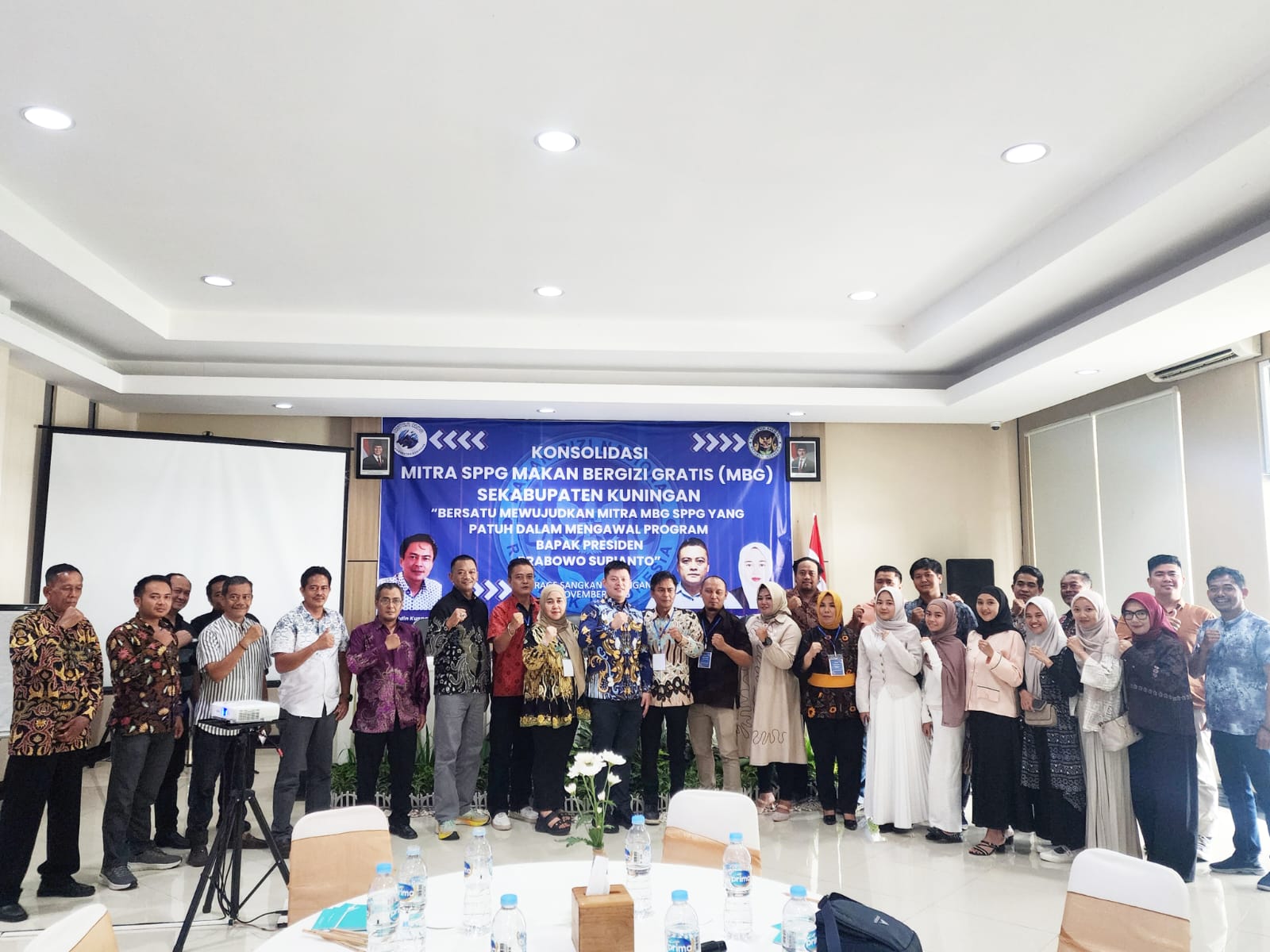 Konsolidasi Mitra SPPG Makan Bergizi Gratis (MBG) Kabupaten Kuningan. (Foto: dok. ist/k1)