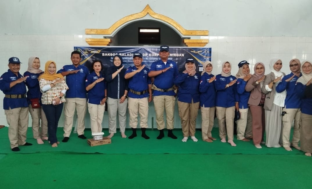 Satgas Baladhika DP KORPRI Kabupaten Kuningan kembali turun ke tengah masyarakat dengan menggelar Bakti Sosial (Baksos) di Dusun Palutungan, Desa Cisantana (Foto: dok. KORPRI/tohirin)