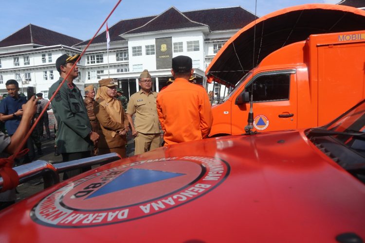 Apel Kesiapsiagaan Penanggulangan Bencana tahun 2025. (Foto: dok. diskatan/k1)