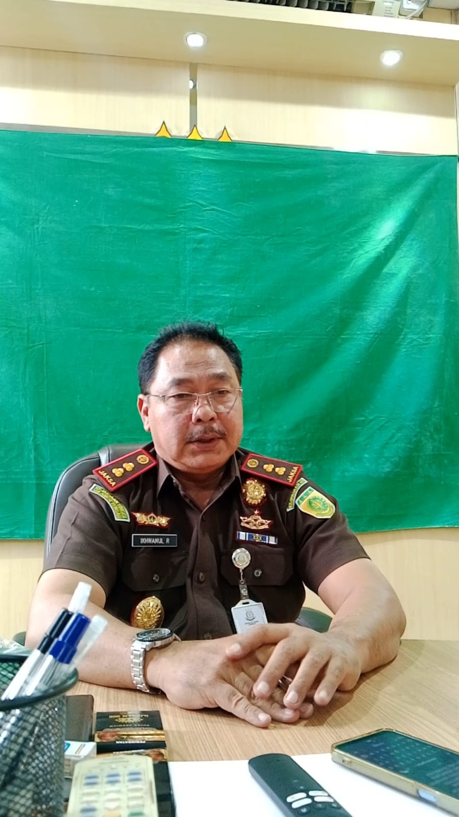 Kepala Kejaksaan Negeri Kuningan ,Ikhwanul Ridwan Saragih (foto:dok. ist/tohirin)