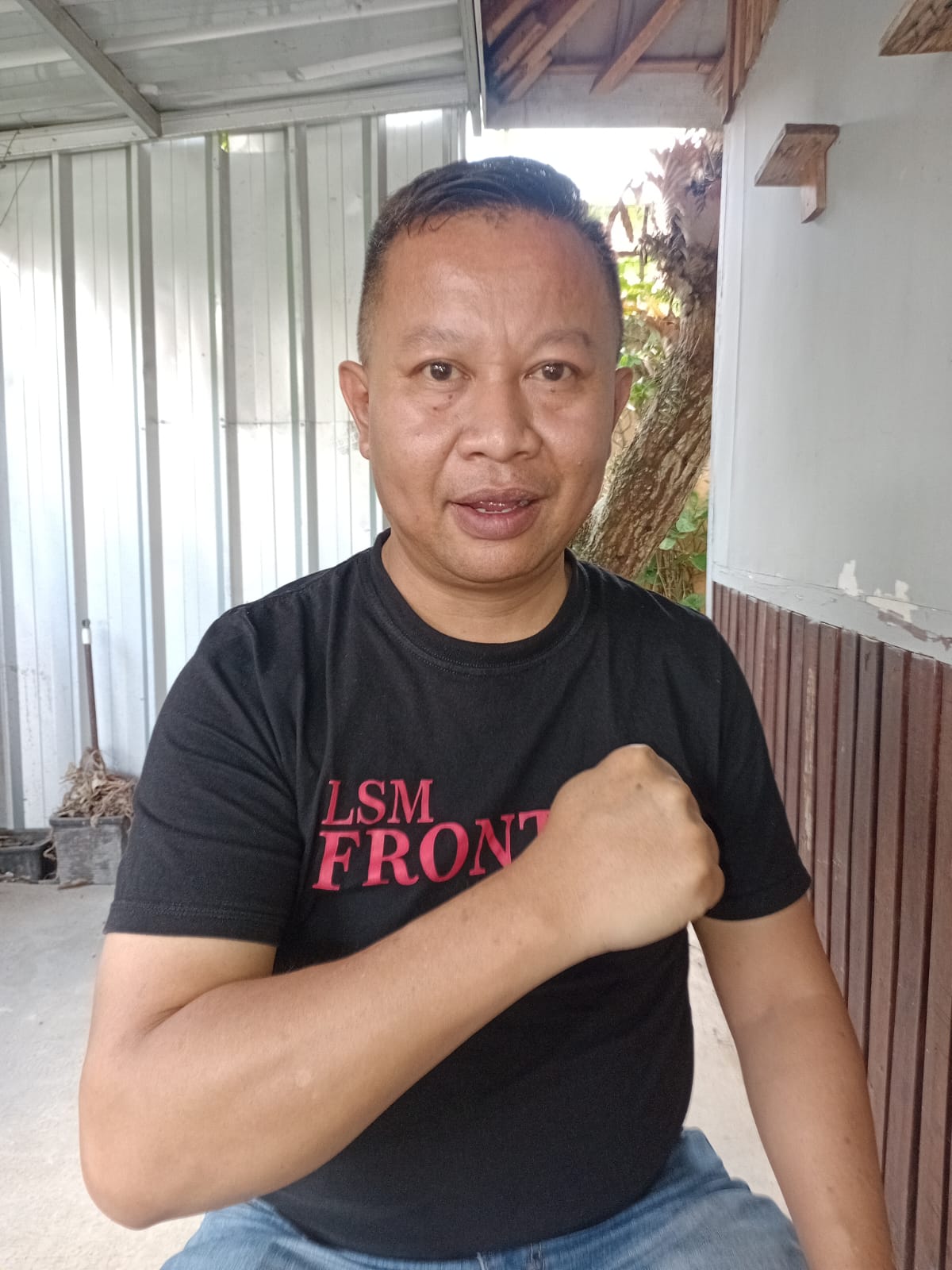 Ketua LSM Frontal, Uha Juhana. (Foto: dok. ist/k1)