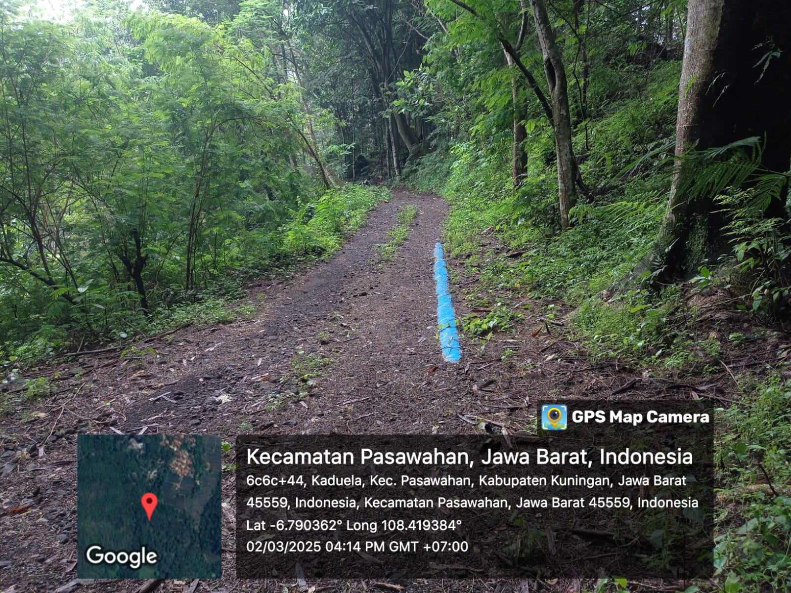 Pipa PAM Tirta Kamuning di Kawasan TNGC. (Foto: dok. frontal/k1)