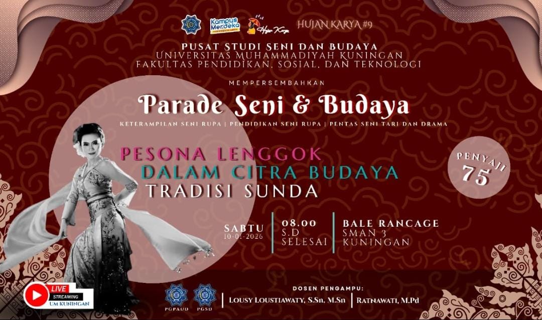 Pamplet Parade seni budaya ( foto:dok. umk/tohirin )
