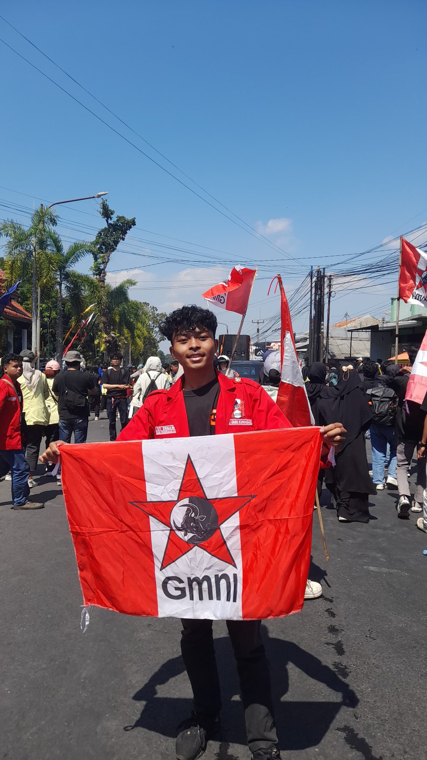 Rifki Setia Nugraha, Sekertaris Cabang DPC GMNI Kuningan (foto:dok. rifki/tohirin)