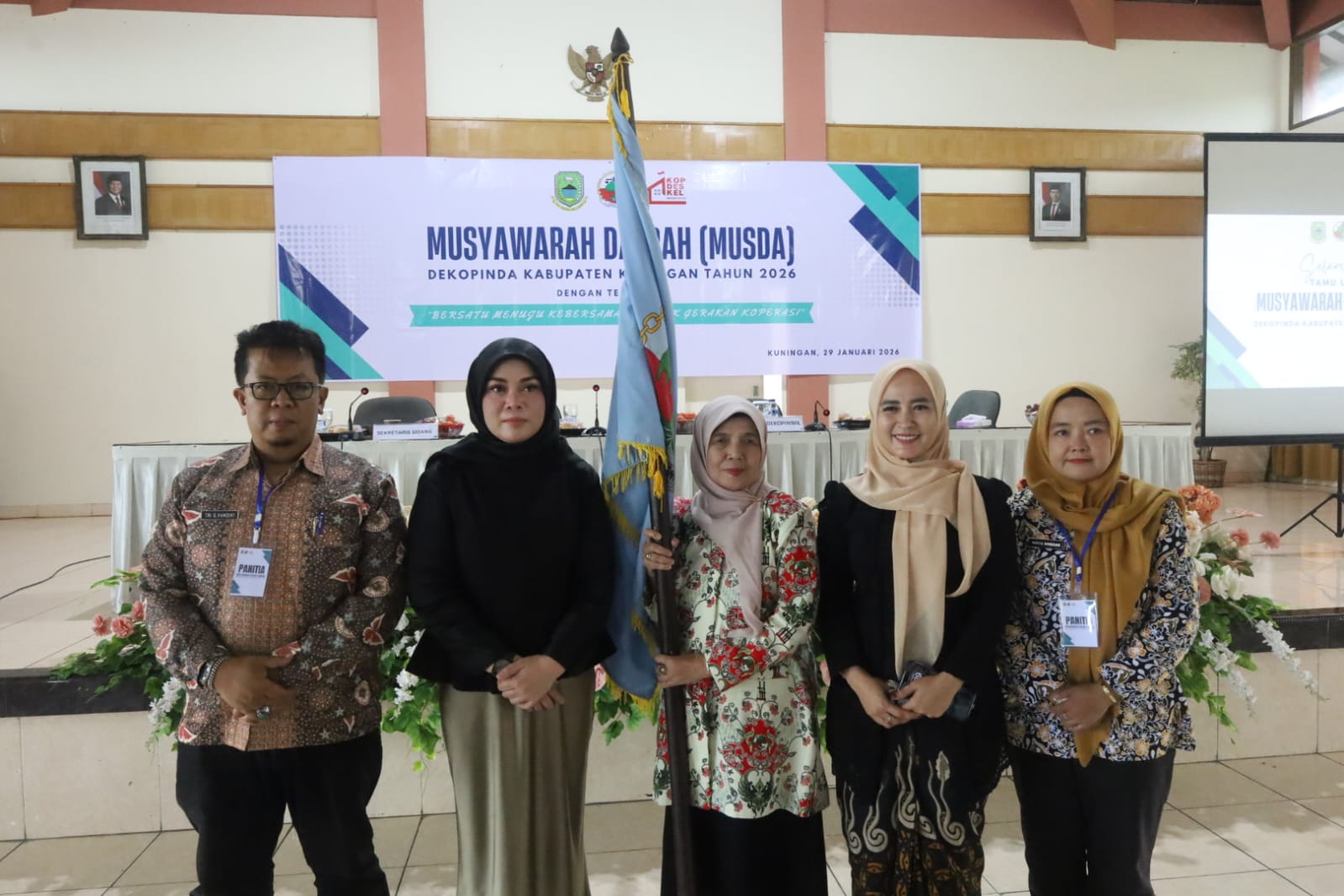Musda Dekopinda Kabupaten Kuningan 2026 menetapkan Dra. Hj. Tuti Rusilawati, MM sebagai Ketua Dekopinda periode 2026-2031(foto:dok. pemkab/tohirin)