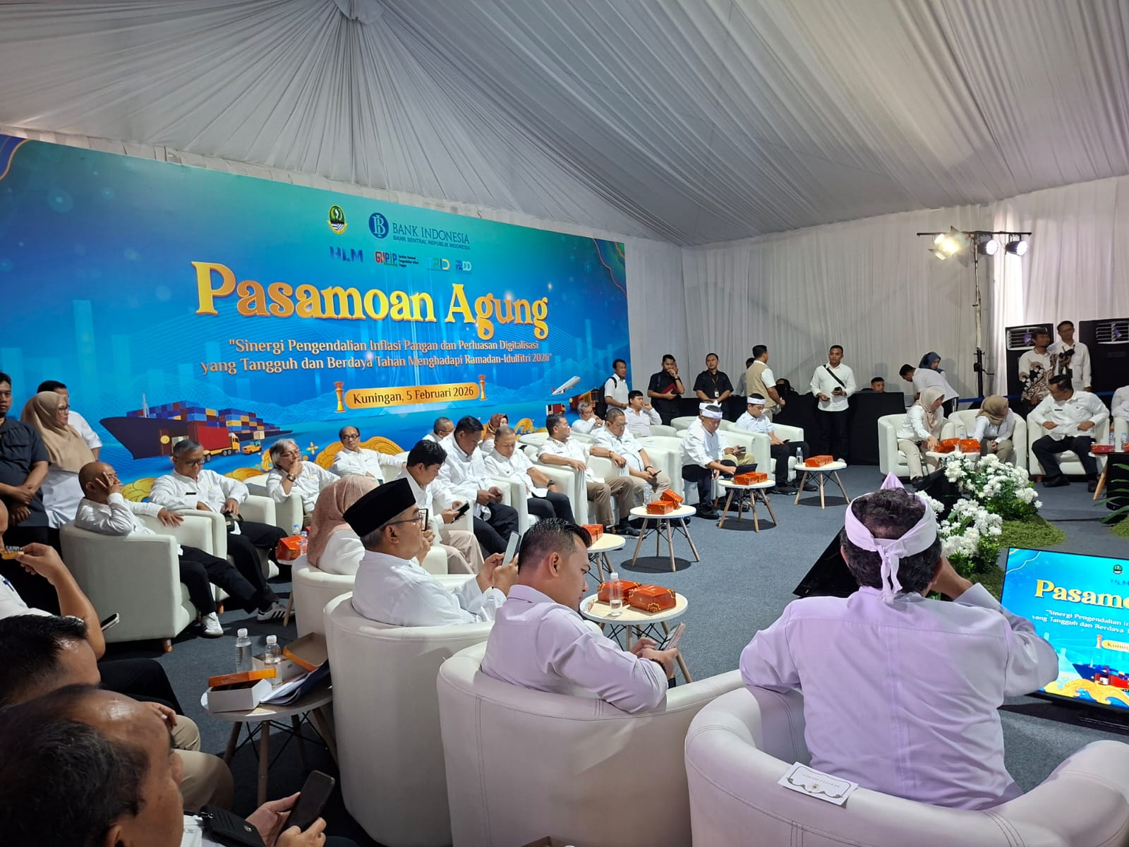 Pasamoan Agung TPID-TP2DD Jawa Barat di Kuningan jelang Ramadhan dan Idul Fitri 2026(foto:dok. ist/tohirin)