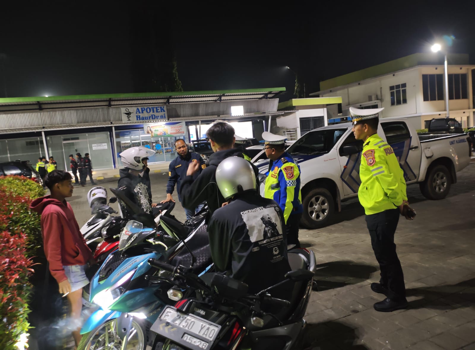 Oprasi gabugan ketika malem minggu (foto:dok. polreskng/tohirin)