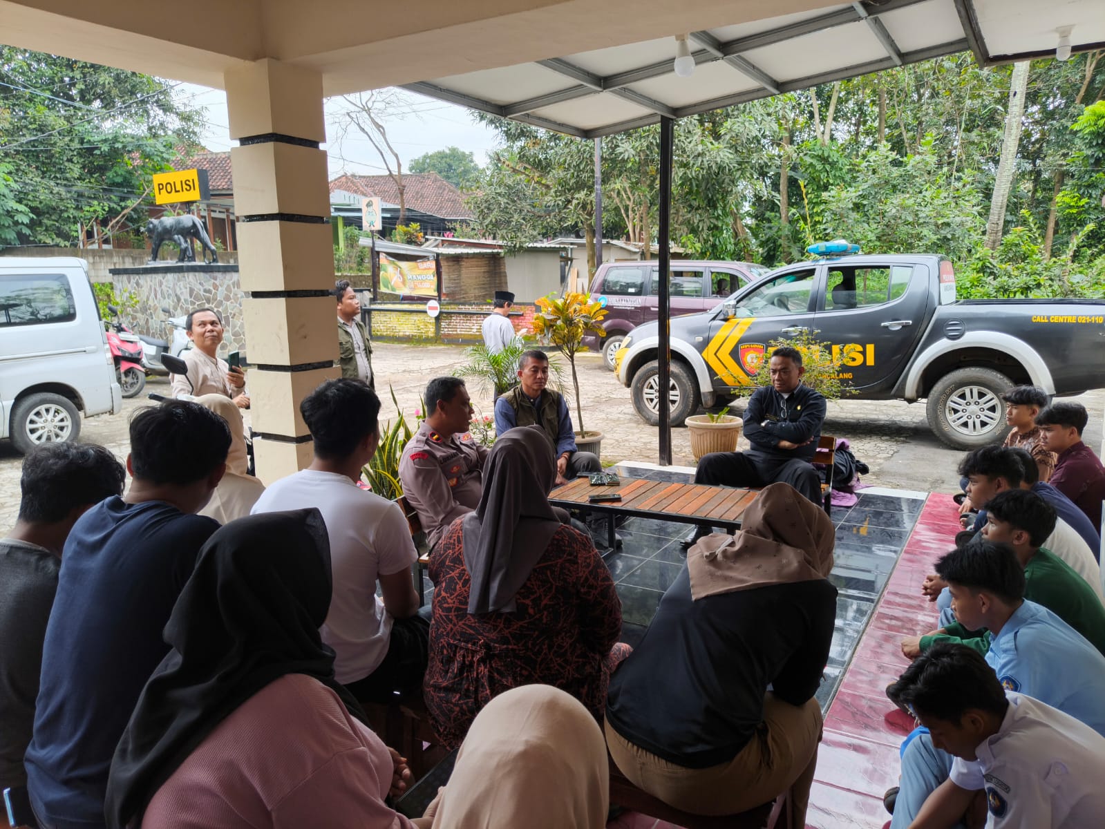 Pembinaan dan pemanggilan orang tua (foto:dok. polsek/tohirin)