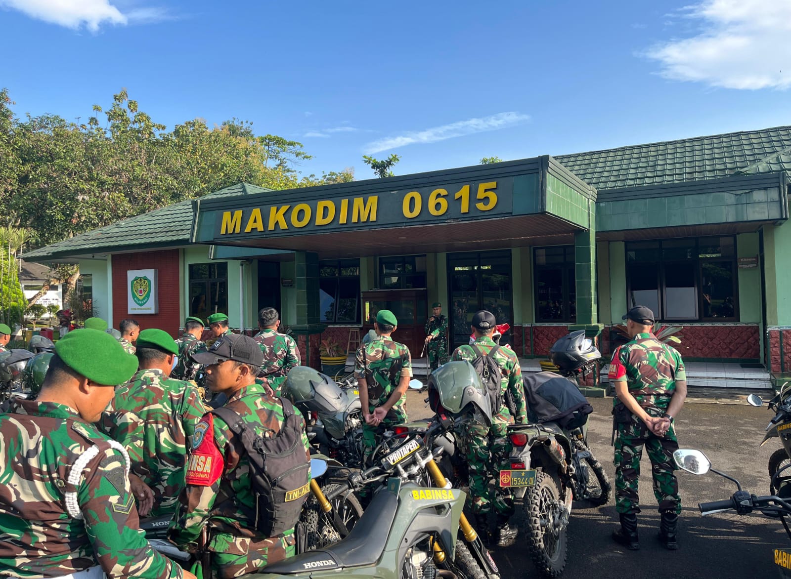 Kodim 065Kuningan melakukan cek kendaraan dinas(foto:dok. ist/tohirin)