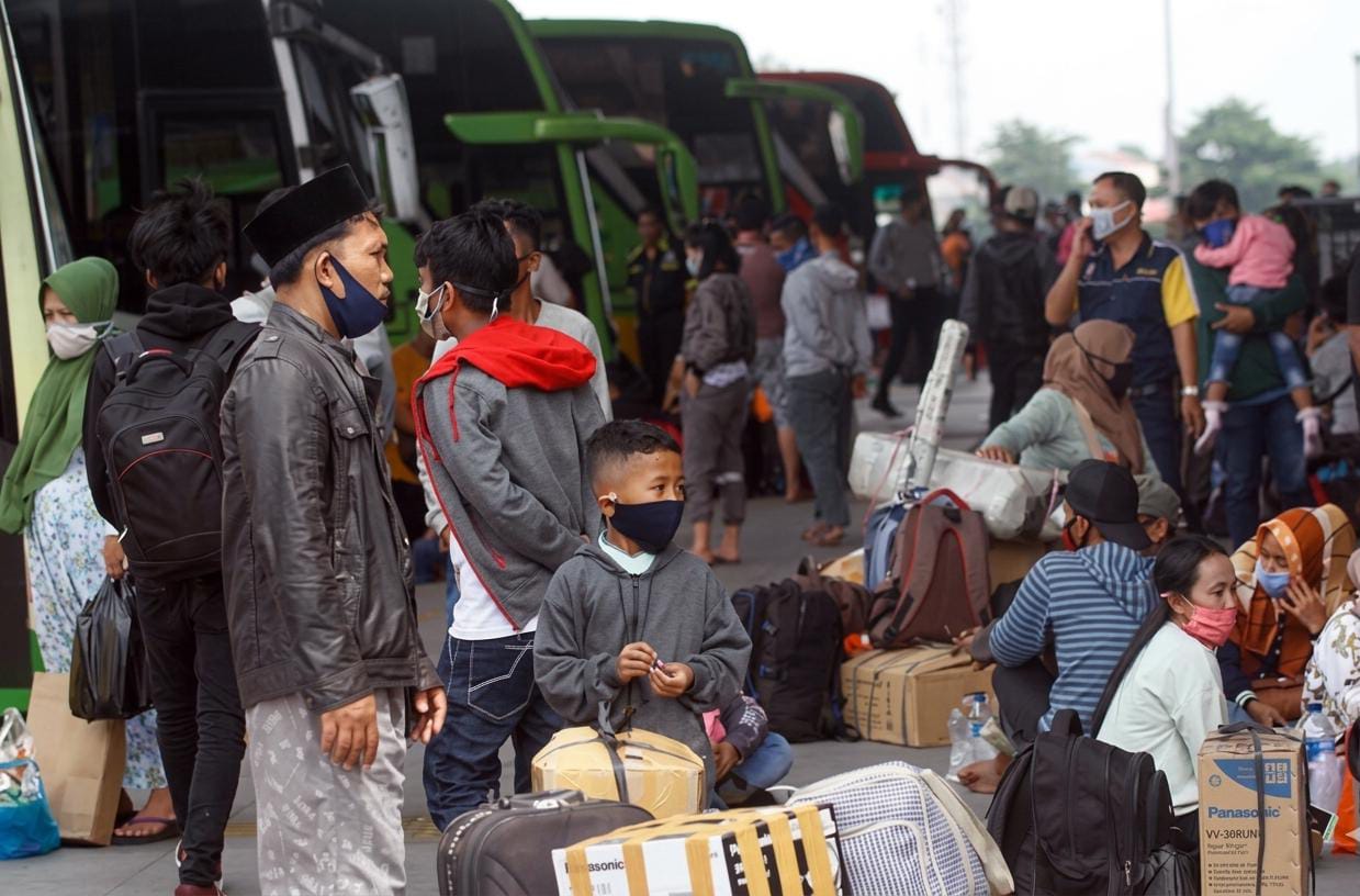 Suasana mudik (foto;dok. net/tohirin)