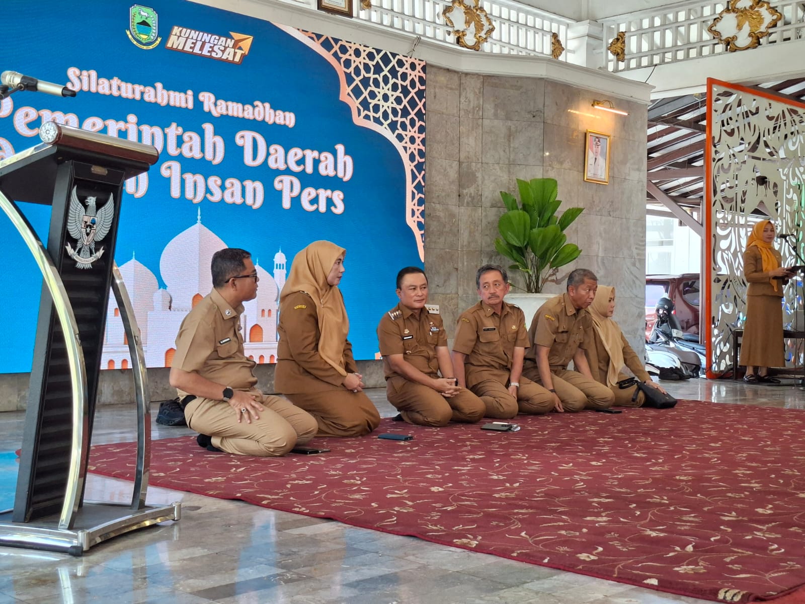 Pemerintah kabupaten kuningan menggelar silaturahmi Ramadan dengan insan pers kuningan (foto:dok. ist/tohirin)