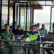 Kapolres kuningan saat mengikuti zoom (foto:dok. jljhtv/tohirin)