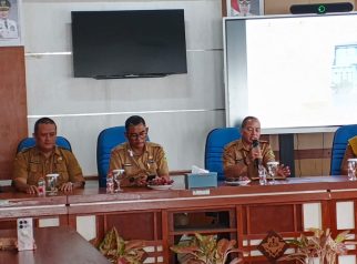 Gelar halal bihalal dan sekalian lepas ASN Purna Bhakti (foto:dok. ist/tohirin)