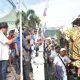 Bupati kuningan lepas parade Ngencar, hajat desa maleber (foto:dok. ist/tohirin)