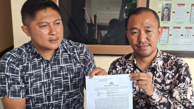 Rizal Nurdimansyah usai melaporkan dugaan pencatutan identitasnya atas pembelian Ferrari 4,2 Miliar. (Foto: dok. ist)