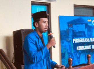 Hamid Jalalan Qodiri Ketua PMII Komisariat UNISA Kuningan (foto:dok. ist/tohirin)