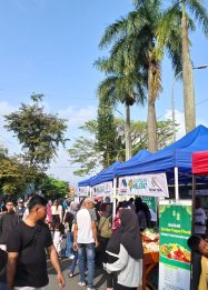 Suasana Bazar Pangan Murah di Cfd kuningan (foto:dok. ist/tohirin)
