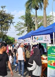 Suasana Bazar Pangan Murah di Cfd kuningan (foto:dok. ist/tohirin)
