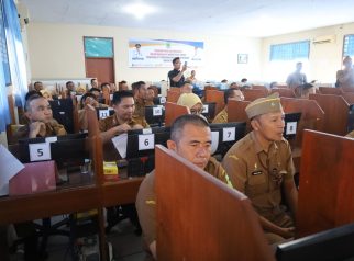 Suasana seleksi JPT (foto:dok ist/tohirin)