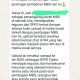 Tangkapan layar WhatsApp broadcast dari pihak sekolah kepada orang tua siswa. (Foto: ist/sc)