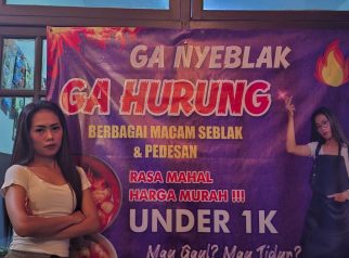 Owner Warkop Janda Hurung Novi (foto:dok. ist/tohirin)