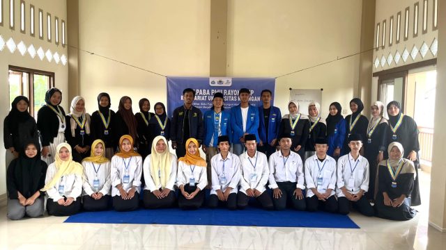 Suasana penuh semangat dan kebersamaan mewarnai kegiatan MAPABA PMII FKIP Komisariat UNIKU di Ponpes Sabilul Muttaqien, Ciawi Gebang. (Foto: dok. ist/rizki)