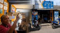 Dari gerobak rokok di pinggir jalan, Tatang asal Kuningan kini dikenal sebagai agen BRILink dengan transaksi miliaran rupiah di Depok. (Foto: dok. akurat.co/gpt)