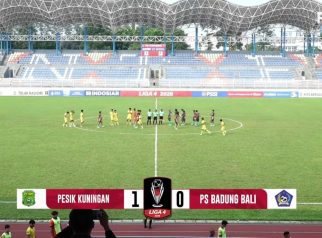 Tangkapan layar Full time Pesik kuningan vs PS Badung Bali di channel PSSI (foto:dok ist/tohirin)