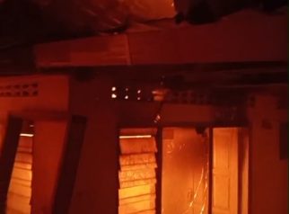 Kebakaran rumah kosong di cidahu (foto:dok damkar)