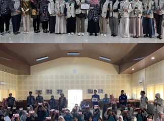 Pelita intan muda kuningan bersama DT Peduli giat di SLBN Taruna Mandiri (foto:dok ist/tohirin)