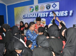 Kejuaraan Pencak Silat Nasional Ciremai Fest Series 2026 yang berlangsung di GOR Ewangga Kabupaten Kuningan (foto:dok ist/tohirin)