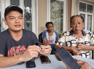 Haji udin dan hari putra menantunya (foto:dok ist/tohirin)