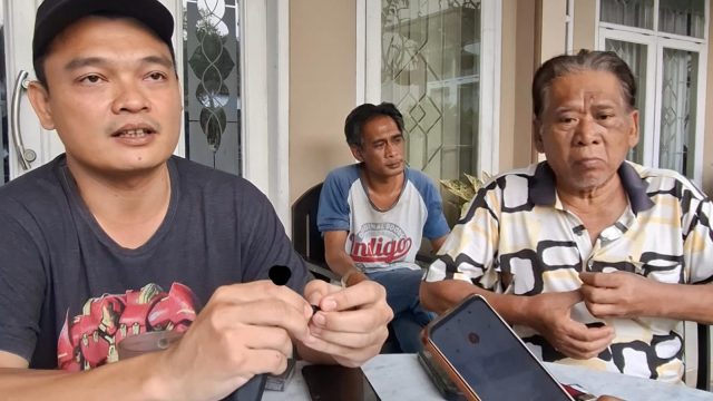 Haji udin dan hari putra menantunya (foto:dok ist/tohirin)