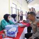 kegiatan bakti kesehatan dan donor darah, Polres Kuningan (foto:dok ist/tohirin)