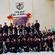 Keluarga besar HIMAPA FEB Universitas Kuningan berfoto bersama usai kegiatan Dies Natalis ke-23 bertema "Glow, Grow, Go" di Gedung KNPI Kuningan, Sabtu (27/6/2026). (Foto: Istimewa)