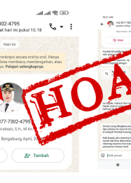 Hoax penipuan wakil bupati (foto:dok ist/tohirin)