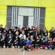 Mahasiswa KKN UM Kuningan bersama warga Desa Selajambe mengikuti senam bersama di Balai Desa Selajambe sebagai persiapan lomba “Selajambe Rancage” menyambut HUT RI ke-81 dan Hari Jadi Desa Selajambe ke-237. (Dok. Ist)