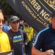 Camat Maleber H. Diding Wahyudin, S.Pd., M.Si., Kp. selaku Ketua Kontingen Kecamatan Maleber memberikan keterangan kepada wartawan sebelum Opening Ceremony Bupati Cup 2026 di Stadion Mashud Wisnusaputra, Sabtu (1/8/2026). (Dok. Ist)