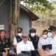 Kepala Dinas Lingkungan Hidup (DLH) Kabupaten Kuningan, Usep Sumirat, didampingi Kepala Pelaksana BPBD, Indra Bayu Permana dan Kasat Pol PP Budi Alimudin. (Dok. Ist)