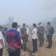Bupati Kuningan Dr. Dian Rachmat Yanuar, M.Si bersama unsur BPBD, Damkar, TNI, Polri dan sejumlah pihak terkait meninjau langsung lokasi kebakaran TPSA Ciniru, Kecamatan Jalaksana, Rabu (12/8/2026), untuk memastikan proses penanganan dan pemadaman berjalan optimal. (Dok. Ist)